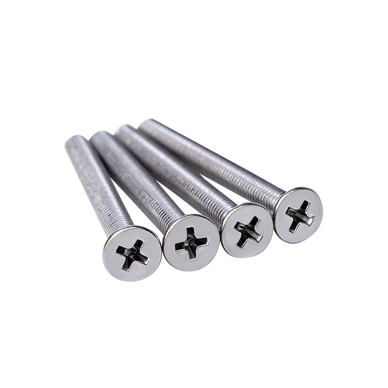 SS304 DIN965 M5 Cross Recessed CSK Head Machine Screws