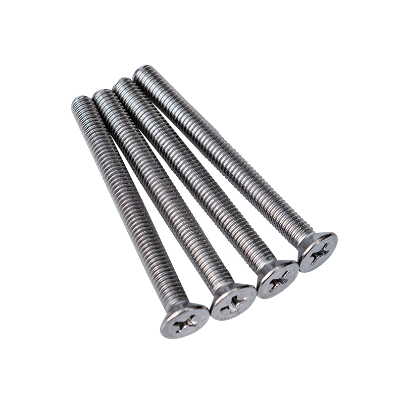 SS304 GB819 M8 Cross Recessed CSK Head Machine Screws