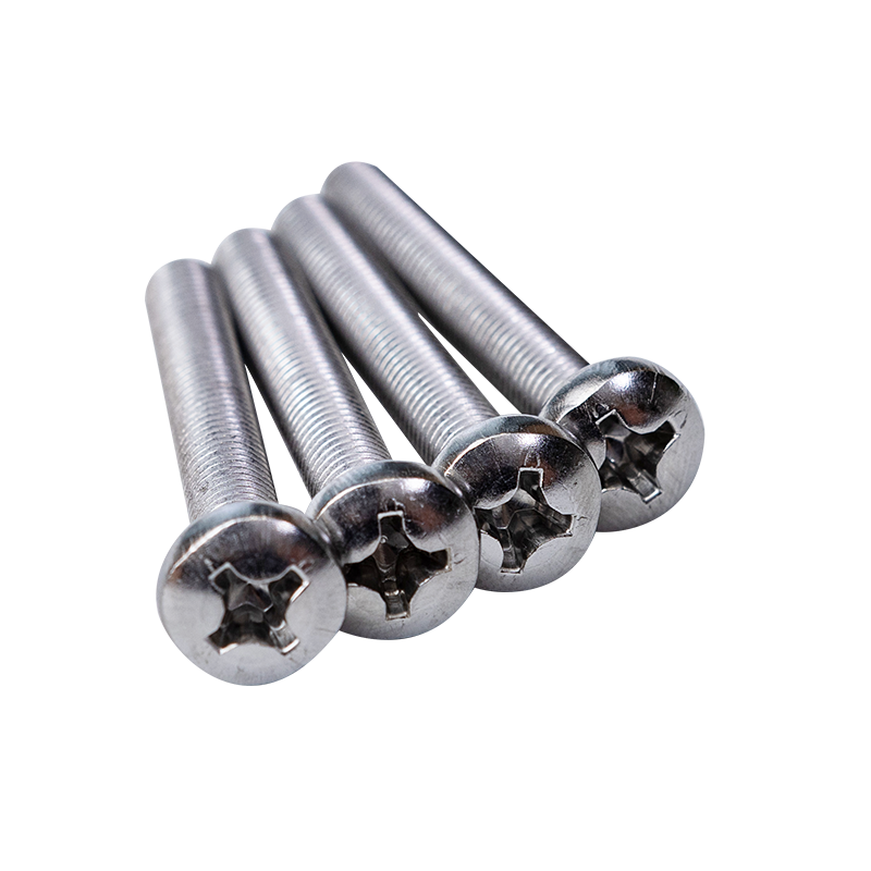 SS304 GB818 M3 Cross Recessed Pan Head Machine Screws